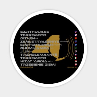 EARTHQUAKE: Say ¿Qué? Top Ten Spoken (New York) Magnet